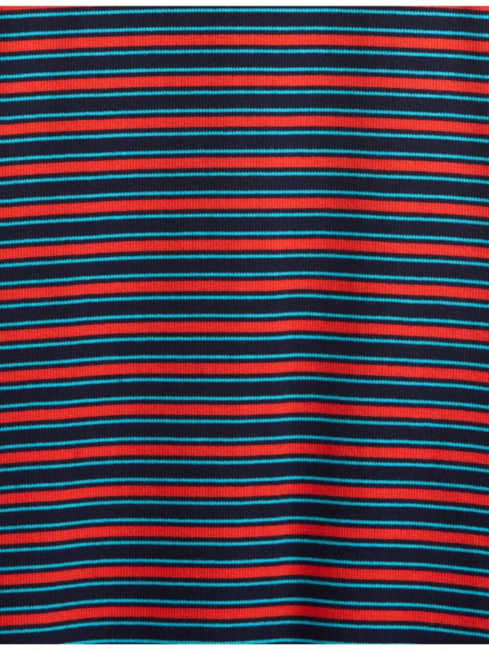 NWOT GAP Navy Blue & Red Stripe Rib Knit Mini Sleeveless Tank Dress Sz L - Picture 3 of 7